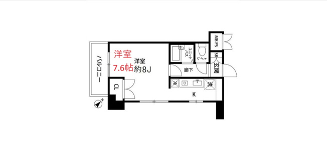 【間取り】 | ルーブル西五反田 | 間取りです