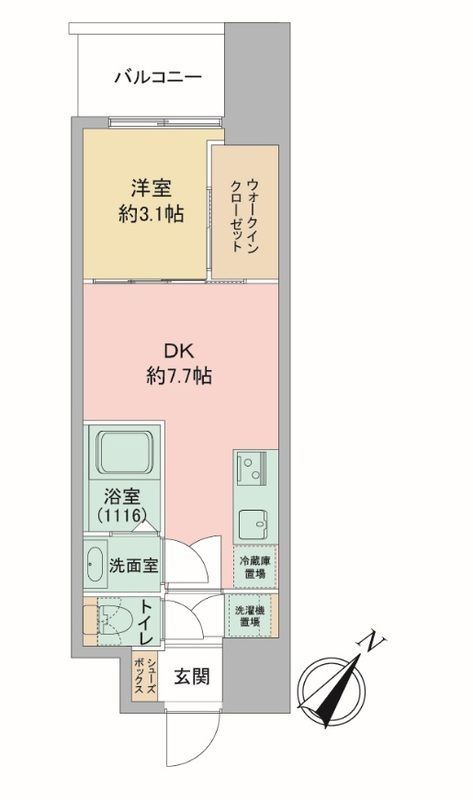セレニテ神戸駅前アリエの間取り