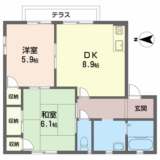 【間取り】 | スウィートオクトパス
