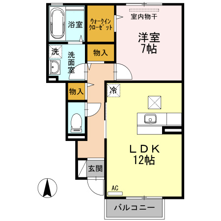 【間取り】 | セジュール　宗方