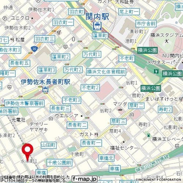 マリーヌ伊勢佐木の地図