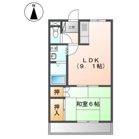 クオリティハイツの間取り
