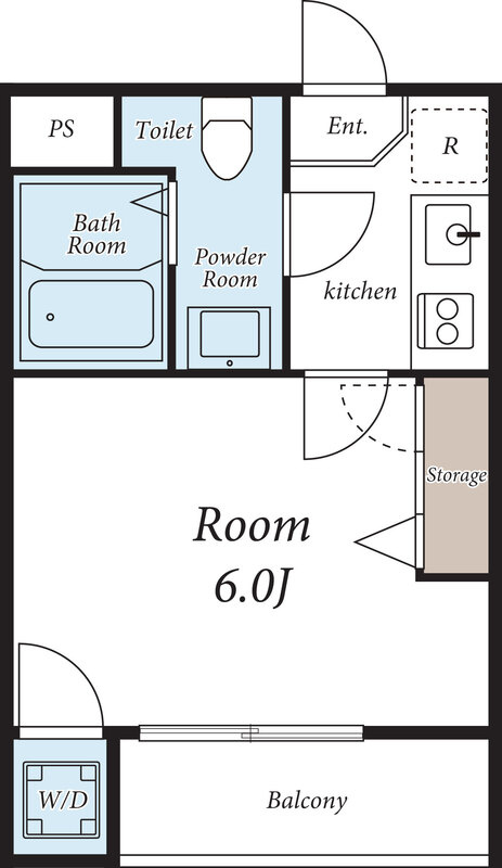 ラティス新橋の間取り