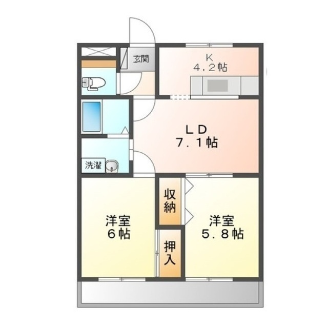 パピヨンプレイスの間取り