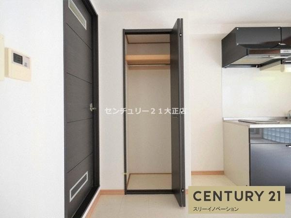 大阪市港区夕凪１丁目の賃貸マンションの収納|★反転タイプ★