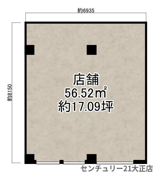 むつみ庵大正P1の間取り