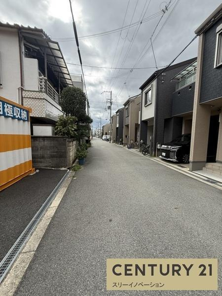 此花区酉島3丁目中古戸建の前面道路含む現地写真