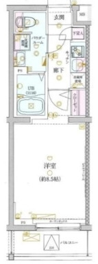 GENOVIA世田谷砧 green veilの間取り