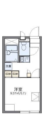 レオパレスパウロの間取り