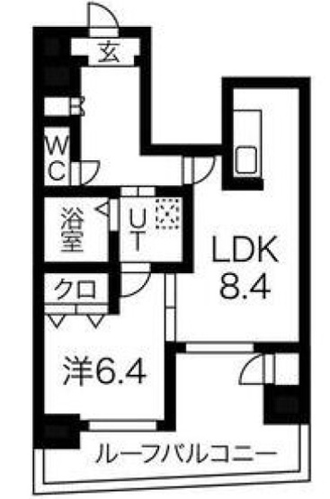 【間取り】 | マインズコート西天満