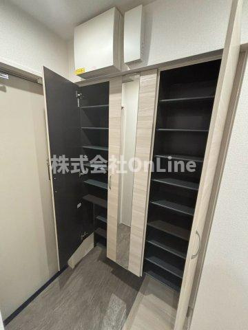 東大阪市高井田元町１丁目のアパートの収納