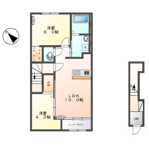 仮）久喜市本町スターテラスⅡ・Ｌの間取り