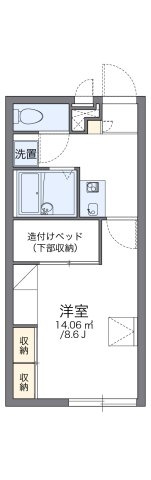 レオパレスグラシューズＫの間取り