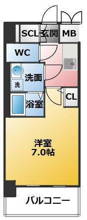 エステムコート名古屋サウスネクストの間取り