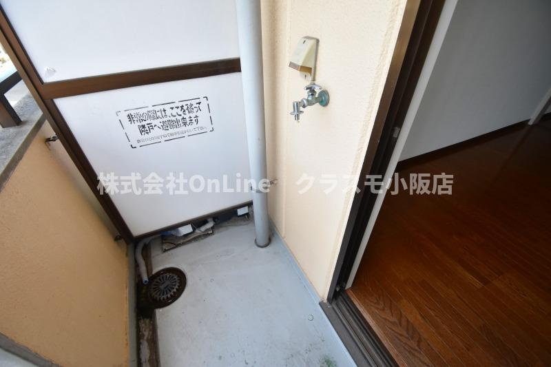 東大阪市下小阪４丁目の賃貸マンションのバルコニー