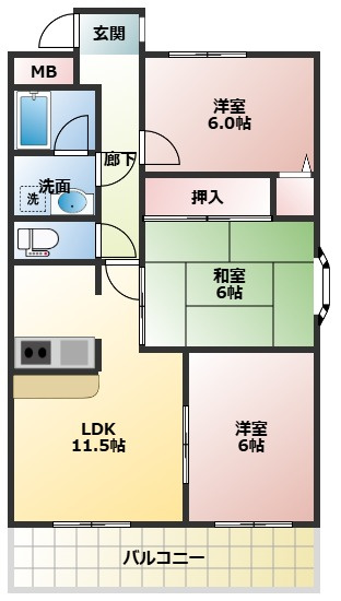ベルドミールの間取り