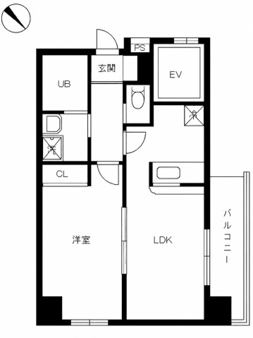 スカイコート後楽園EASTの間取り