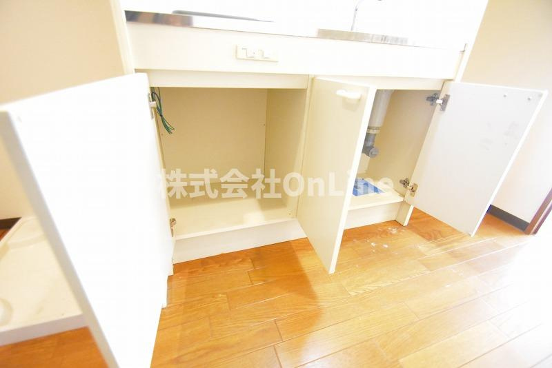 東大阪市横枕西の賃貸マンションの収納