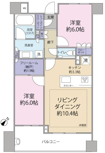 ◆新婚さんにおすすめ2LDK