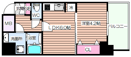 【間取り】 | S-RESIDENCE江坂