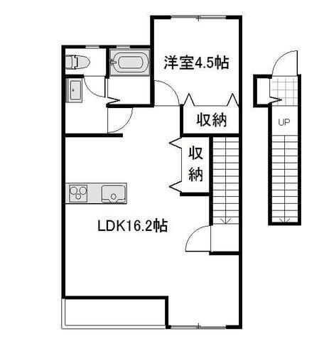 SMART LIFE 庭瀬 北棟の間取り
