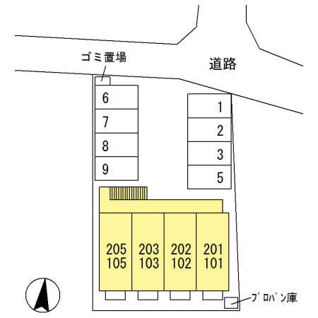 メゾン グランデ の区画図