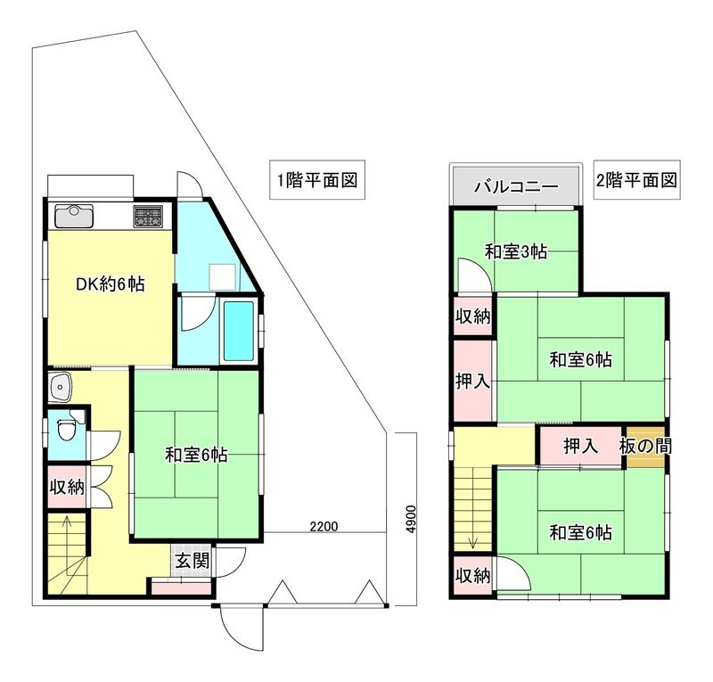 須磨区妙法寺字池町貸家（948-7）の間取り