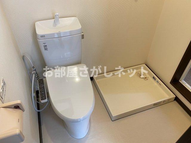 市川荘【おとり物件なし】#学生・社会人にオススメ！初期費用分割払いOK！のトイレ