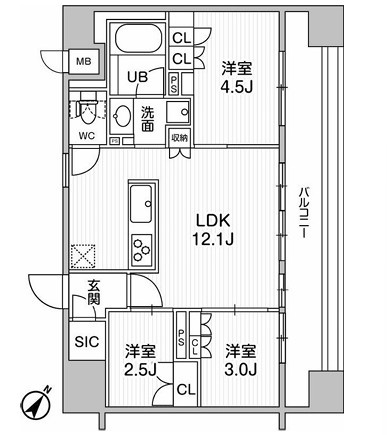 nido SUGAMOの間取り
