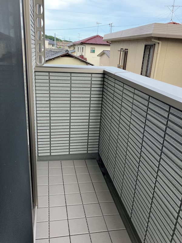 カメリアコート早島IIのバルコニー