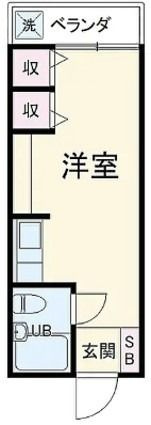 横浜市瀬谷区二ツ橋町の賃貸マンションの間取り