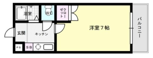【間取り】 | パークコート大橋弐番館