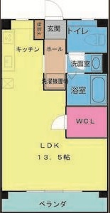 OS・SKYマンション鹿子の間取り