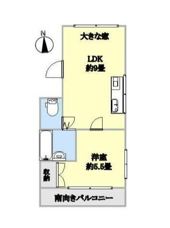 栄光ビルの間取り