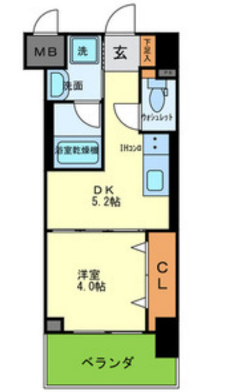 【間取り】 | エレガントレジデンス中之島