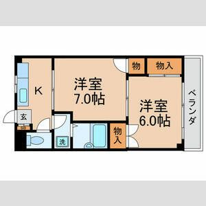 ウィンテラス東村山の間取り