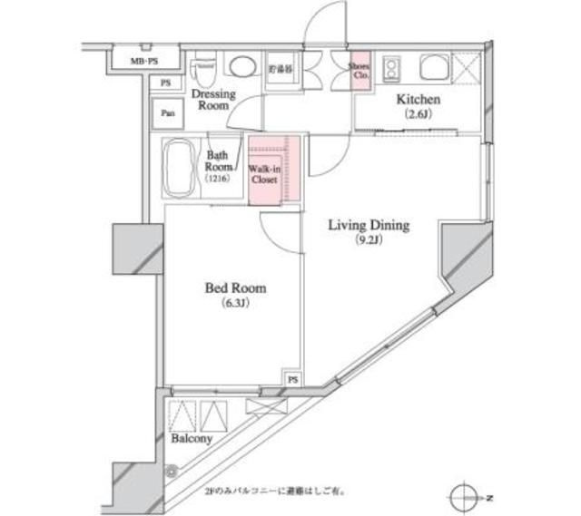 パークキューブ八丁堀の間取り