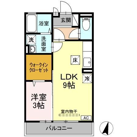 プレールルフランの間取り