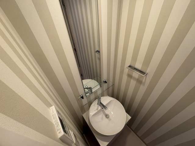 S-RESIDENCE江坂の独立洗面台