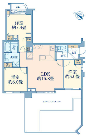 アトラス杉並方南町の間取り
