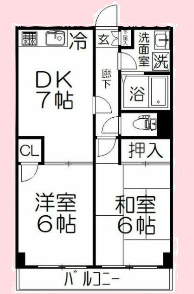 キャッスル島村の間取り