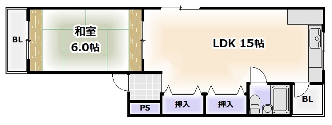 【間取り】 | コーポ元町