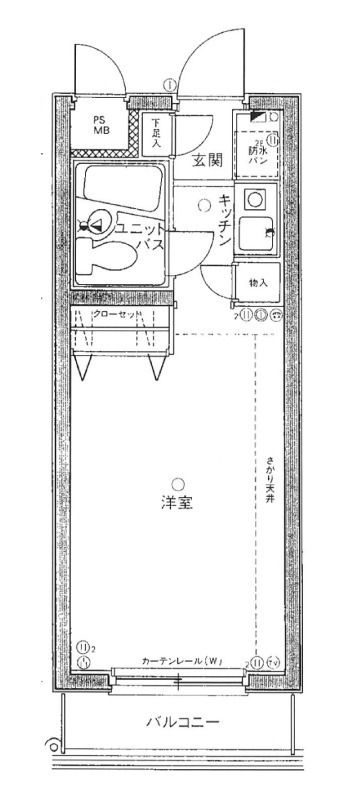 クリオ横須賀壱番館の間取り