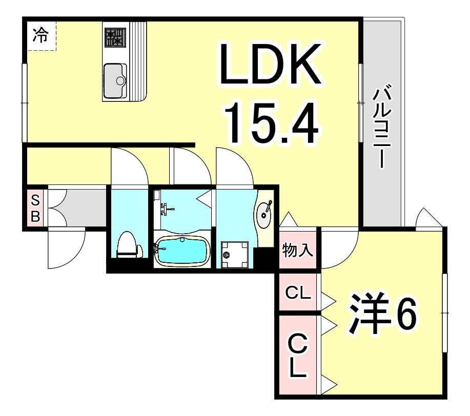 プランドール甲子園口の間取り