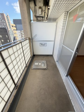 ホープ松屋町住吉のバルコニー