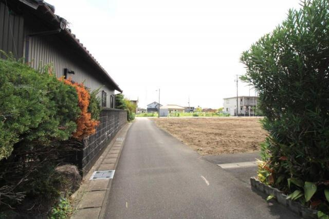 仲介手数料無料）一宮市浅井町東浅井５棟／１期５号棟|9月5日撮影 東側道路（北→南）