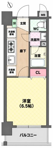 【間取り】 | アスヴェル阿波座BLUE EARTH