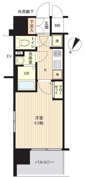 エスリード江戸堀の間取り