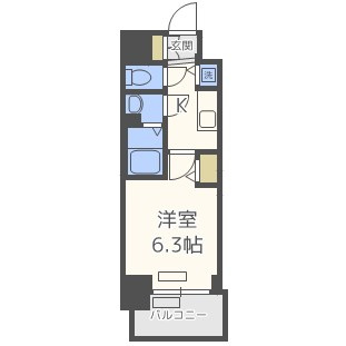 プレサンス高津公園ディオの間取り