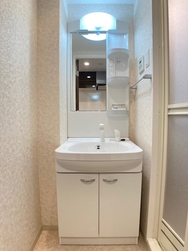 Luxe難波南の洗面所
